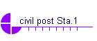 civil post Sta.1